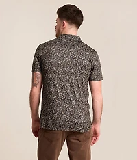 Floral Performance Polo