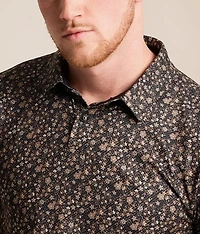 Floral Performance Polo