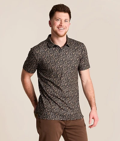 Floral Performance Polo