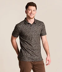 Floral Performance Polo