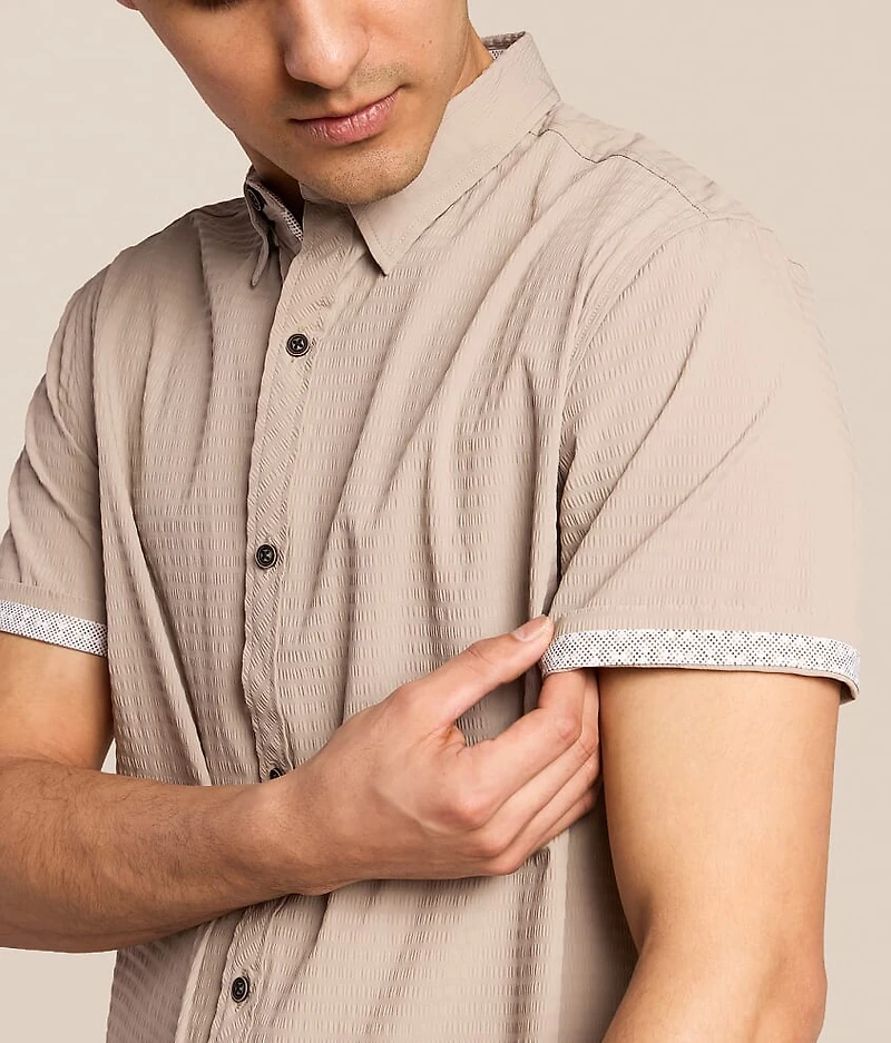 Seersucker Standard Performance Stretch Shirt