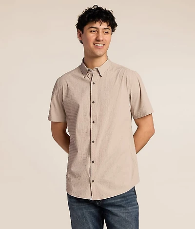 Seersucker Standard Performance Stretch Shirt