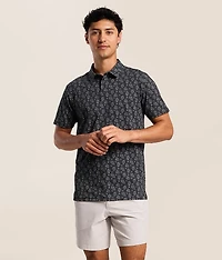 Floral Performance Polo