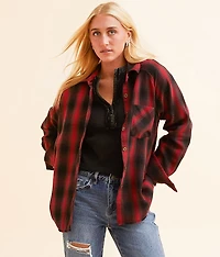 Plaid Flannel Boyfriend Shirt