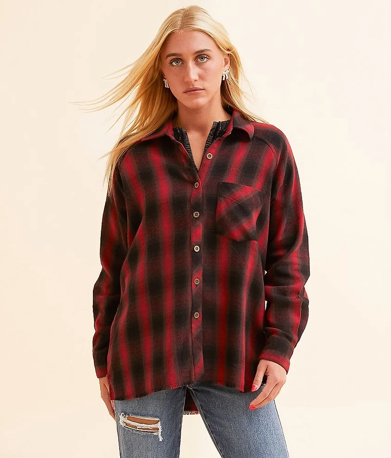Plaid Flannel Boyfriend Shirt