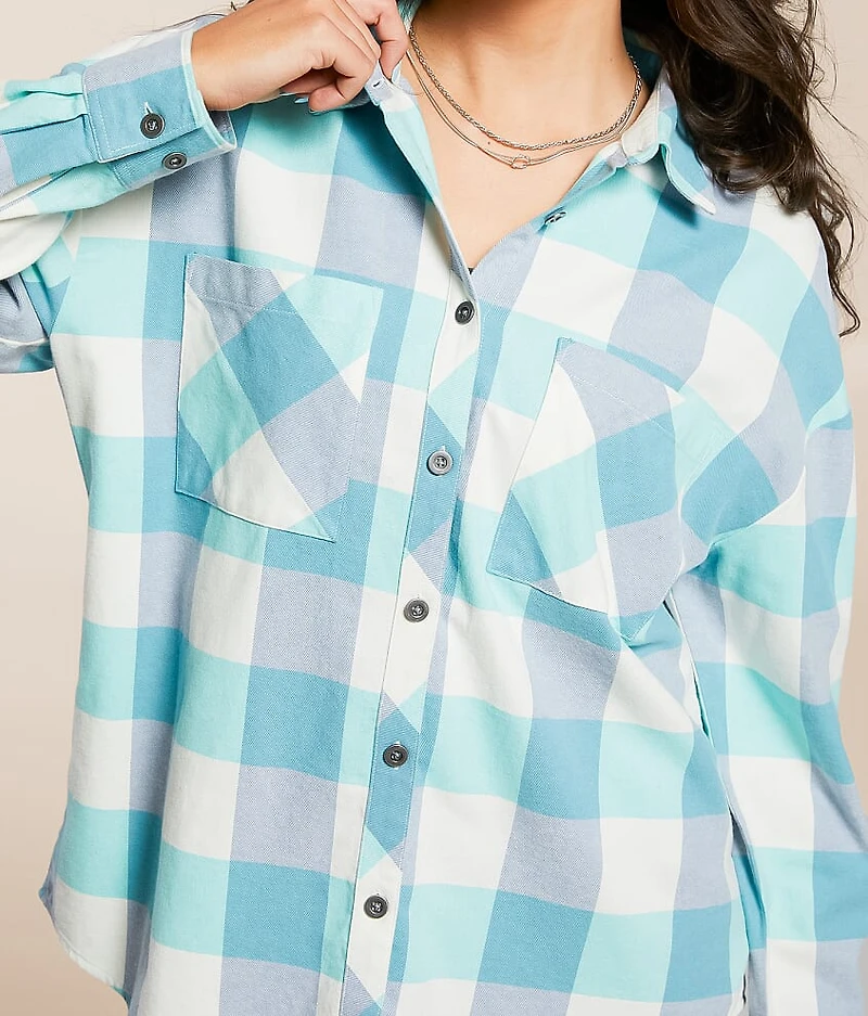 Plaid Boyfriend Shirt