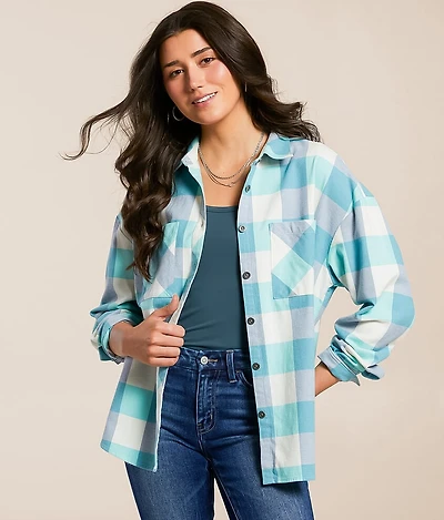 Plaid Boyfriend Shirt