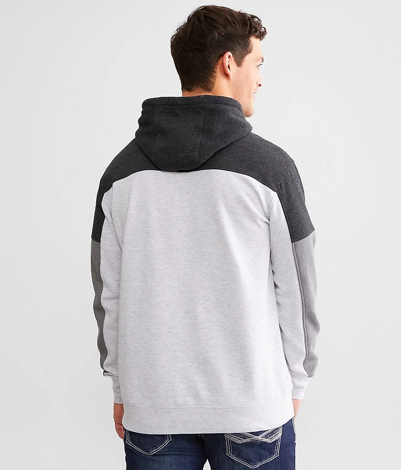 Color Block Hooded Sweatshirt