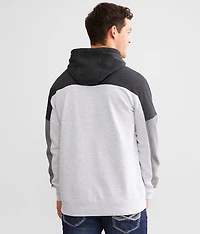 Color Block Hooded Sweatshirt