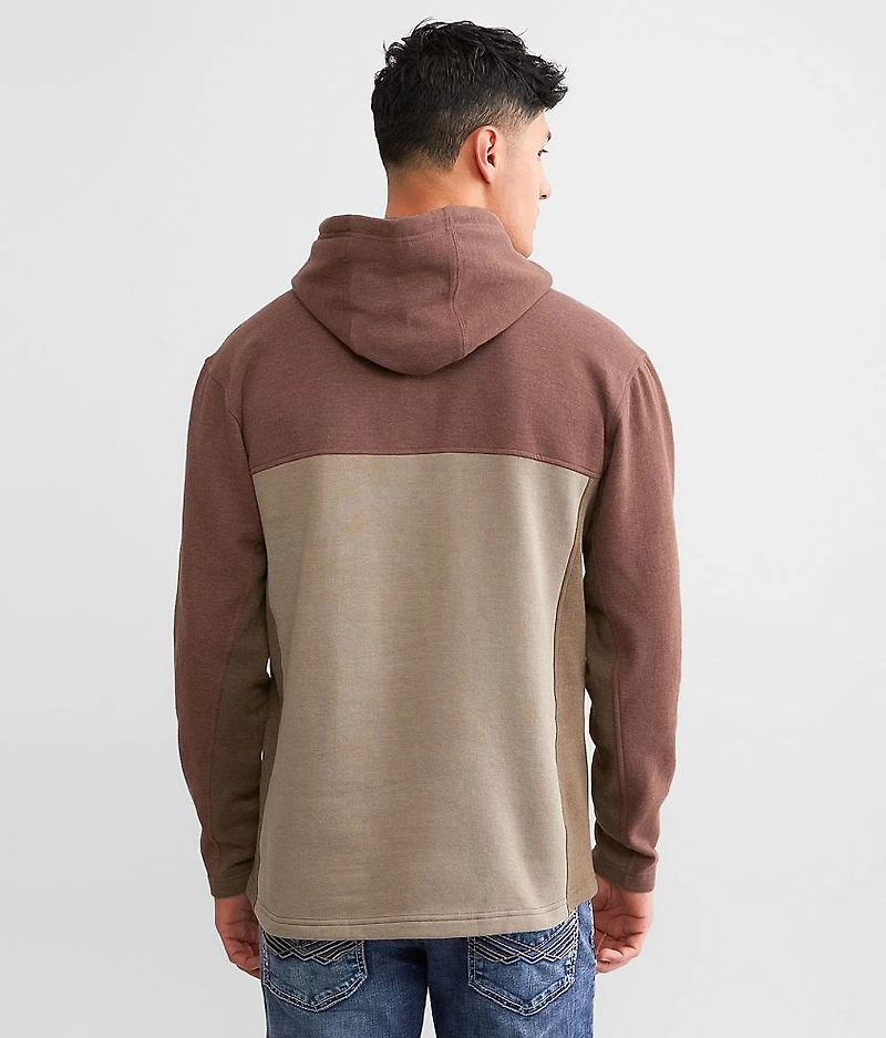 Color Block Hooded Sweatshirt
