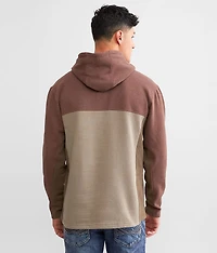 Color Block Hooded Sweatshirt