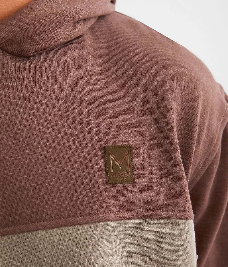 Color Block Hooded Sweatshirt
