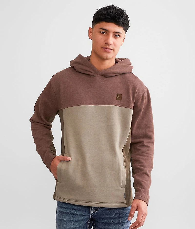 Color Block Hooded Sweatshirt