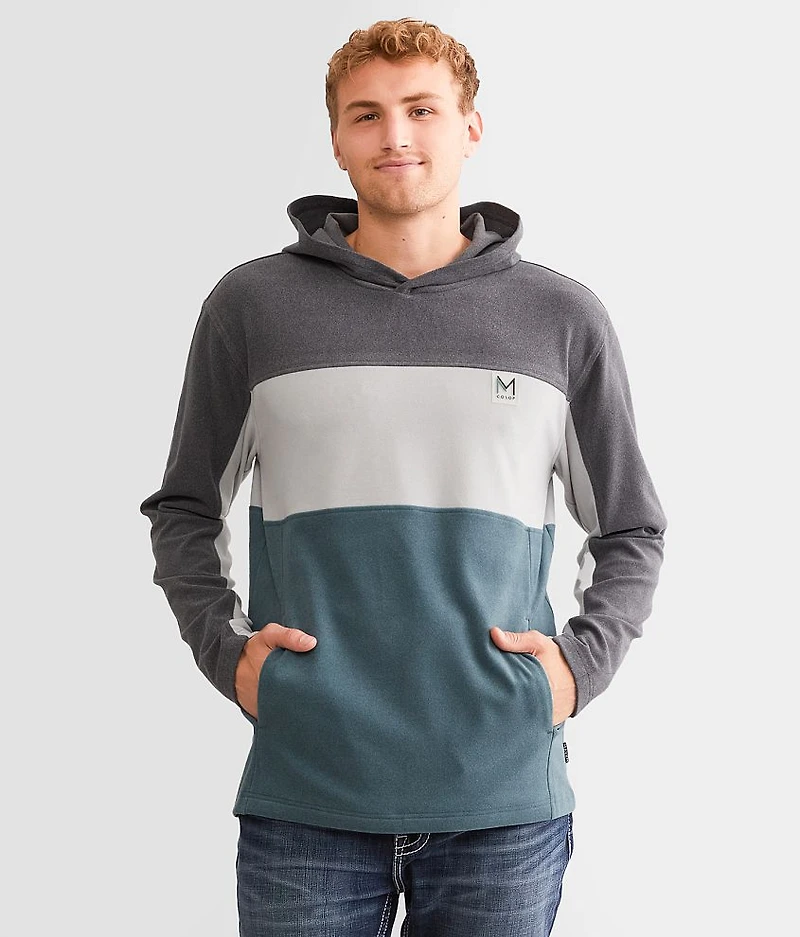 Color Block Fleece Hoodie