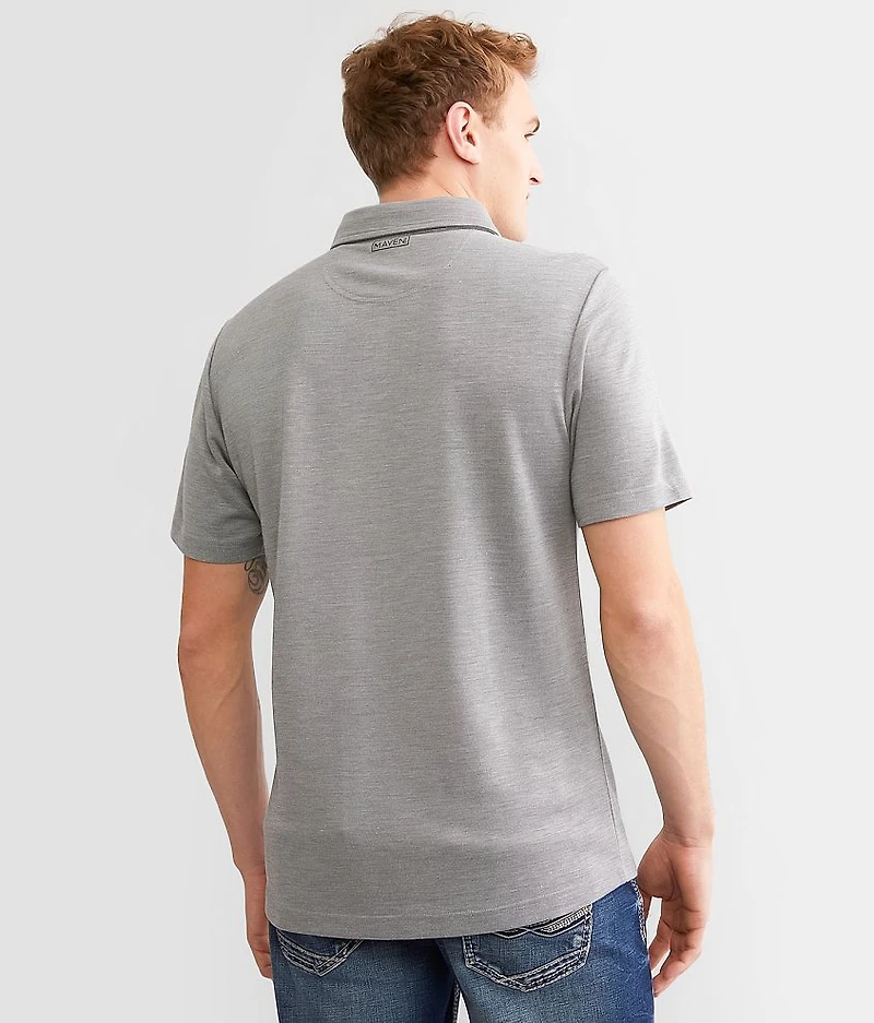 Striped Performance Polo