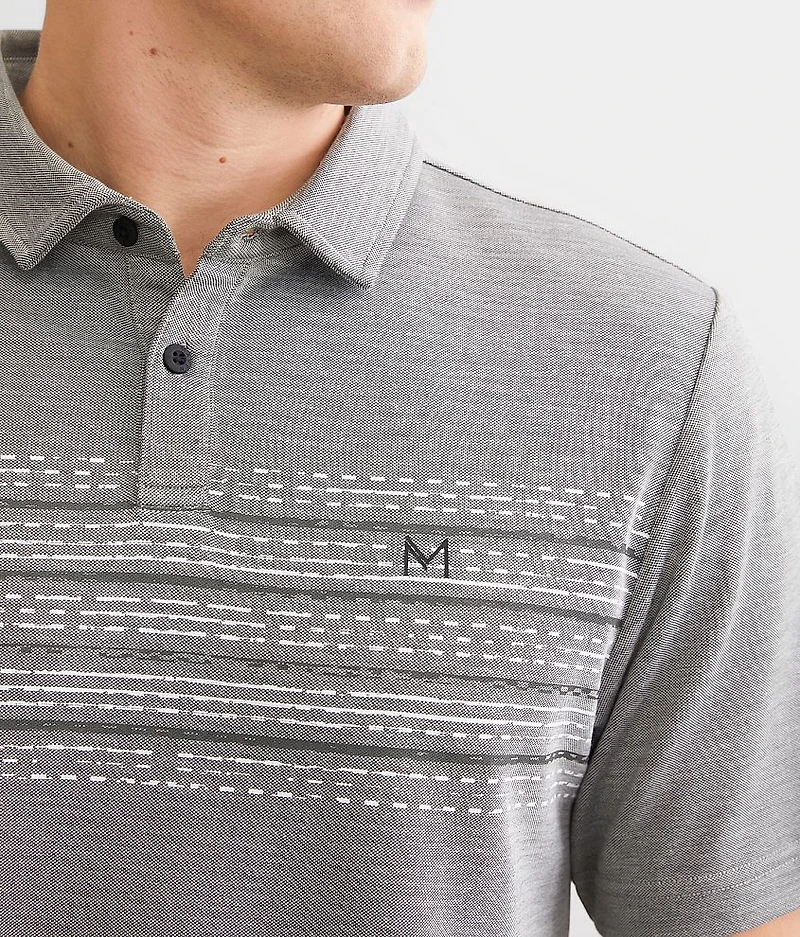Striped Performance Polo