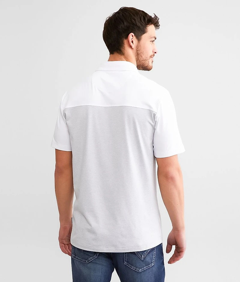 Striped Performance Polo