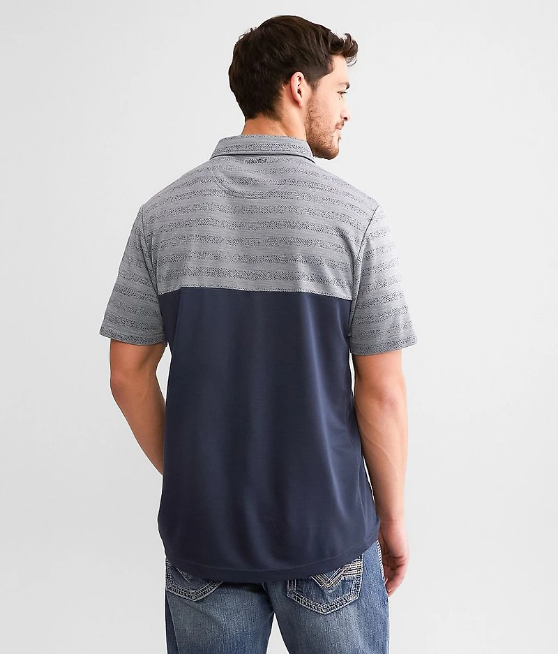 Striped Performance Polo