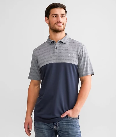 Striped Performance Polo