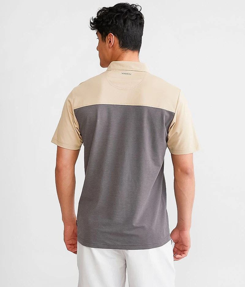 Striped Performance Polo