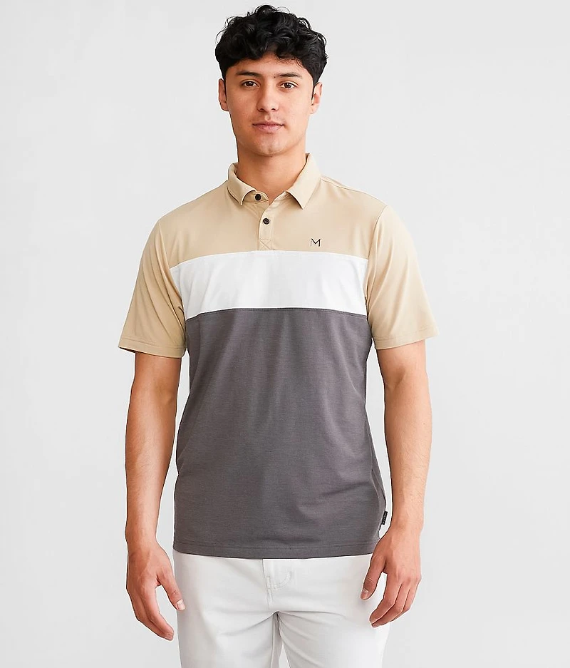 Striped Performance Polo