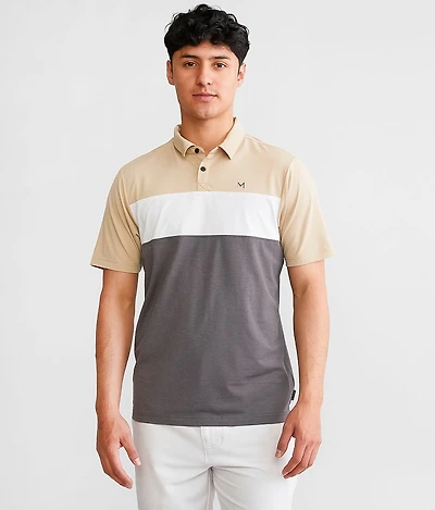 Striped Performance Polo