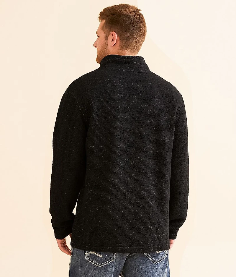Textured Quarter Zip Pullover