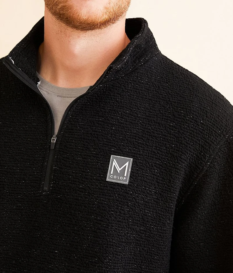 Textured Quarter Zip Pullover