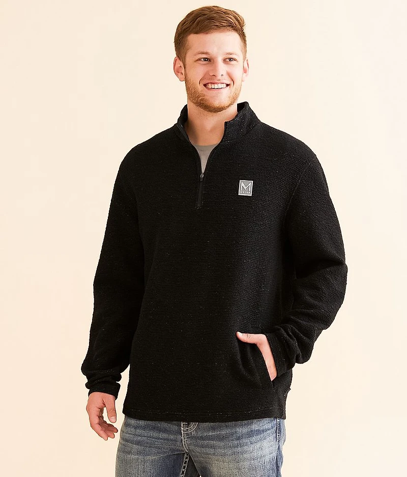 Textured Quarter Zip Pullover