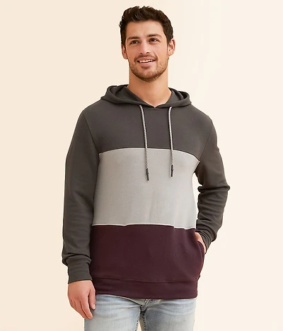 Tri Blocked Hoodie