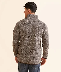 Quarter Zip Marled Sweater
