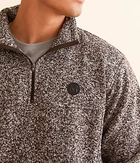 Quarter Zip Marled Sweater