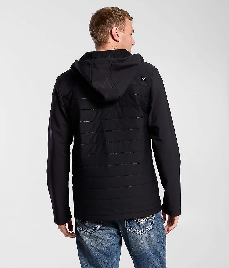 Heat Quilted Softshell Hooded Jacket