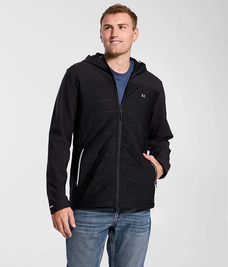 Heat Quilted Softshell Hooded Jacket
