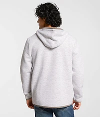 Textured Knit Hooded Jacket