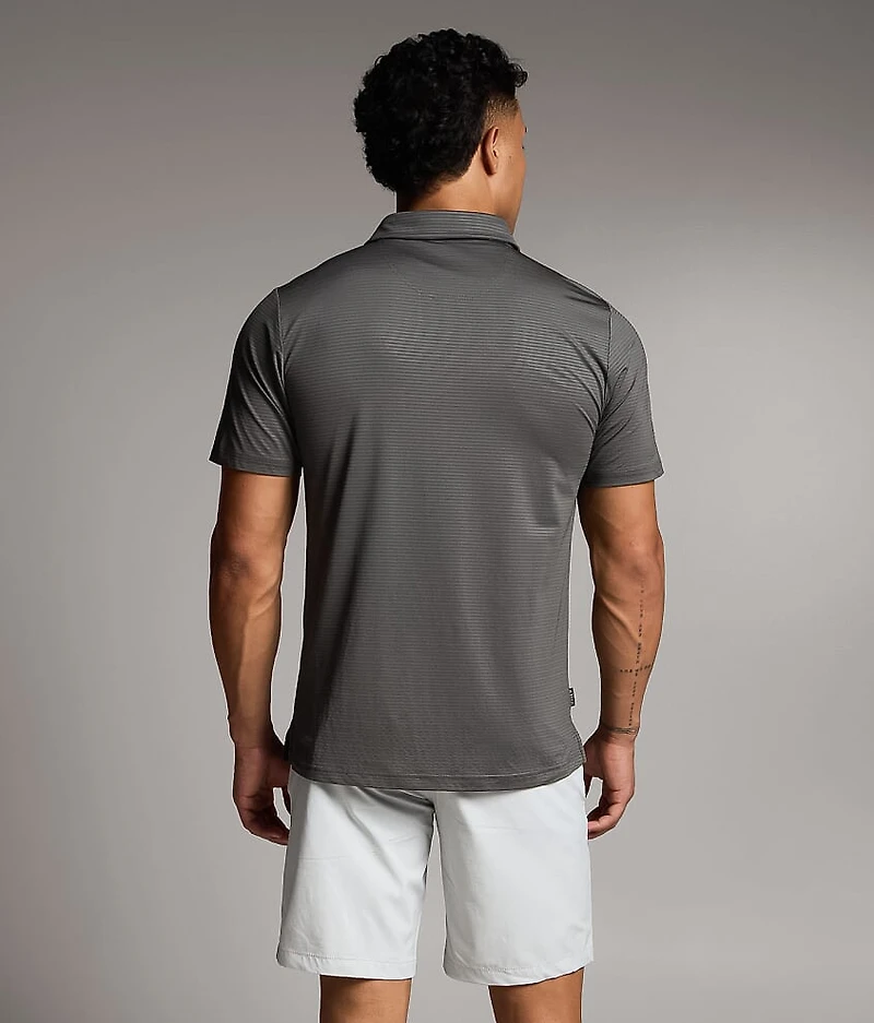 Course Striped Performance Polo