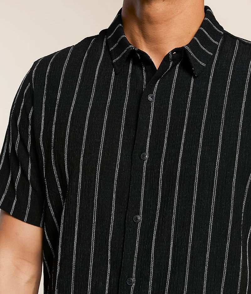Textured Stripe Shirt