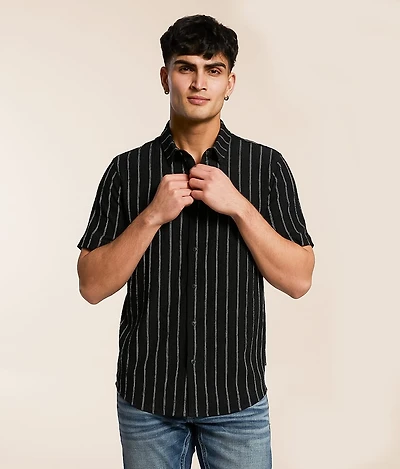 Textured Stripe Shirt