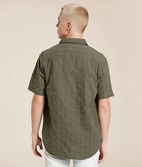 Embroidered Stripe Shirt