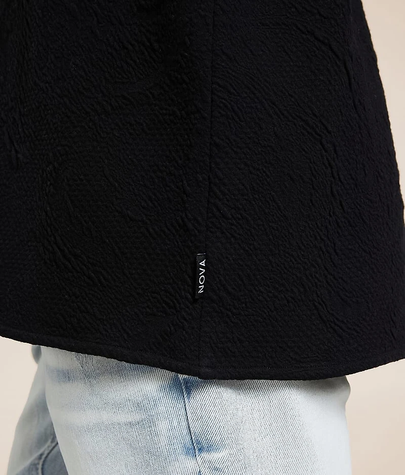 Textured Stretch Shirt