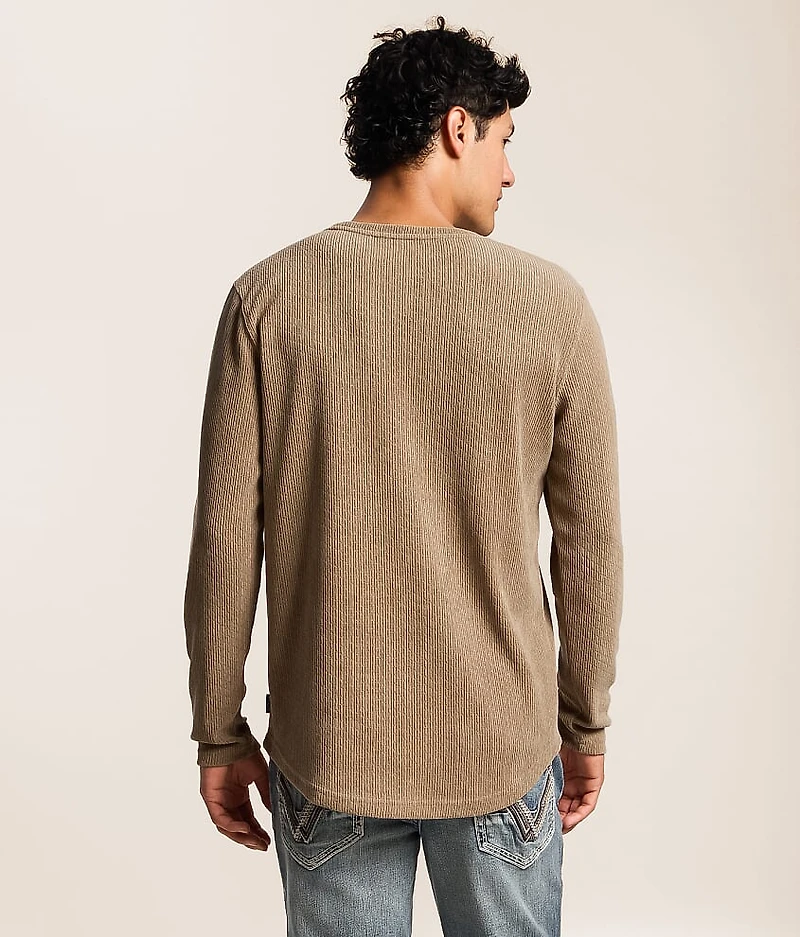 Open Weave Ribbed T-Shirt