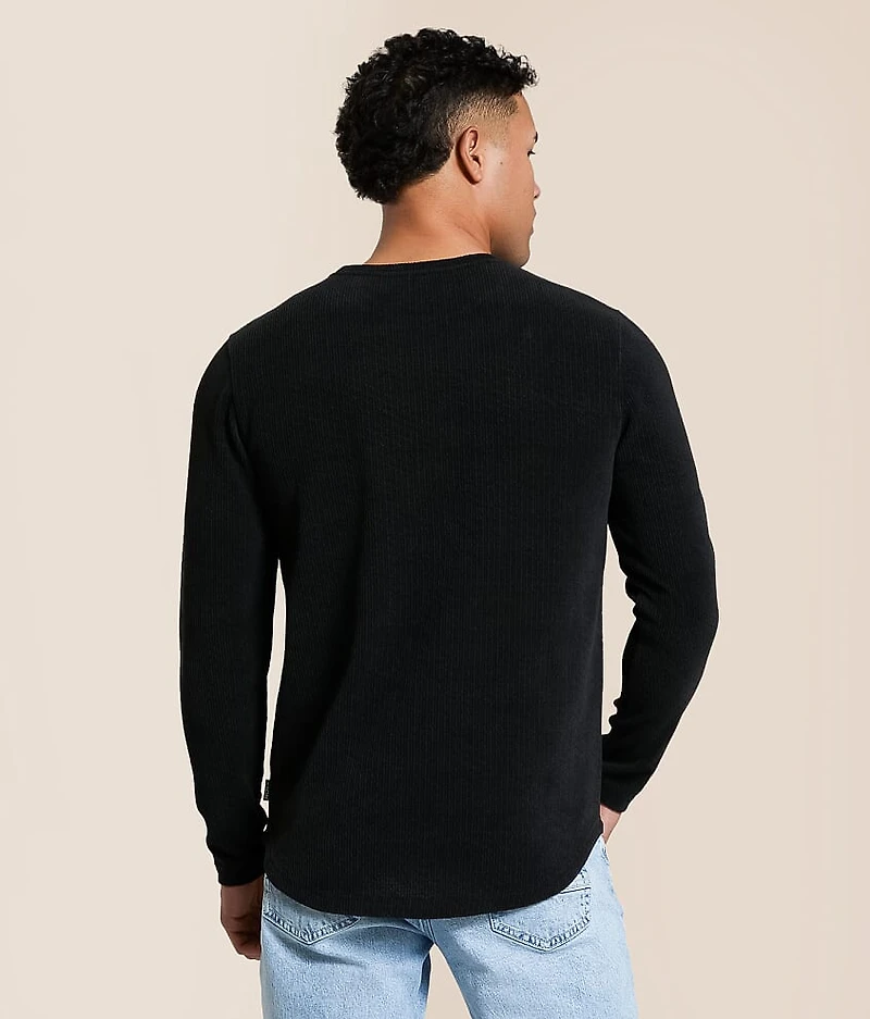 Open Weave Ribbed T-Shirt