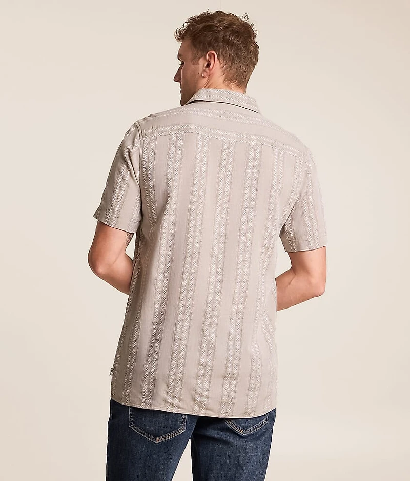 Embroidered Stripe Shirt