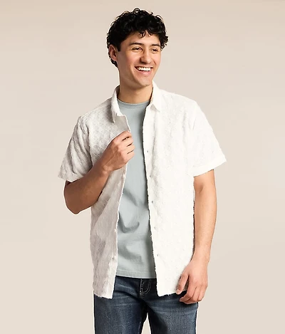 Flocked Diamond Shirt