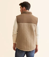Color Block Quilted Vest