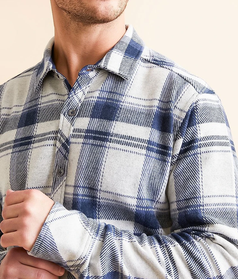 Flannel Knit Standard Stretch Shirt