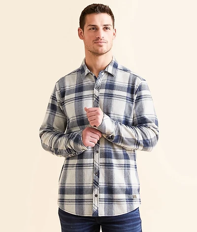 Flannel Knit Standard Stretch Shirt