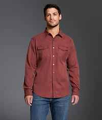 Washed Athletic Stretch Shirt