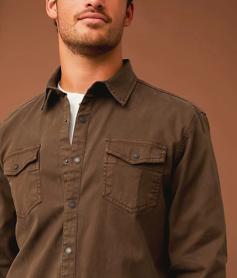 Washed Athletic Stretch Shirt