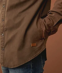 Washed Athletic Stretch Shirt